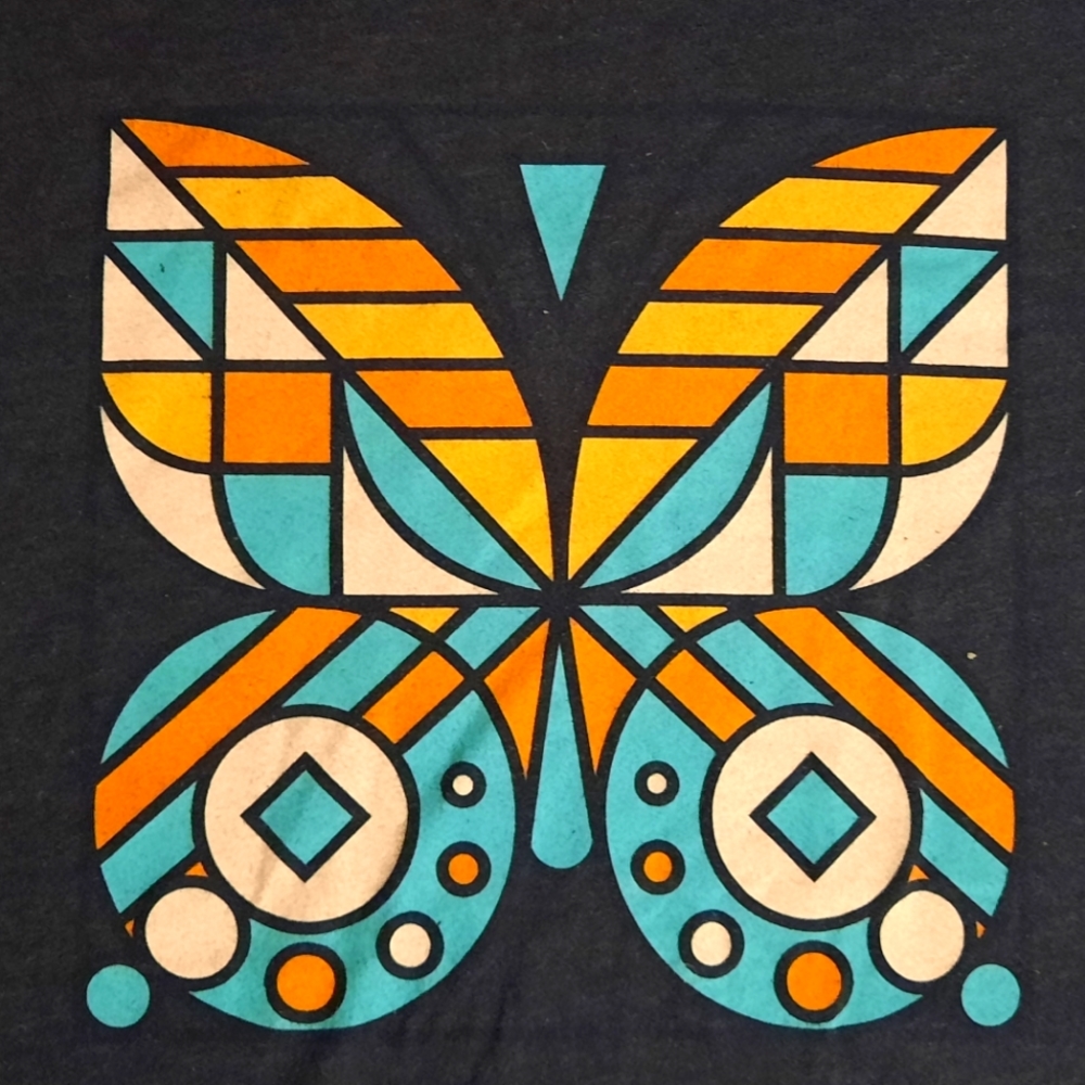 Beautiful Butterfly Pattern Shirt
